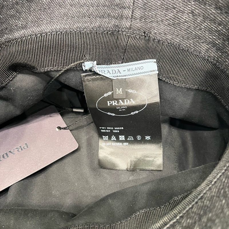 Prada denim fisher hats 水洗牛仔漁夫帽-4