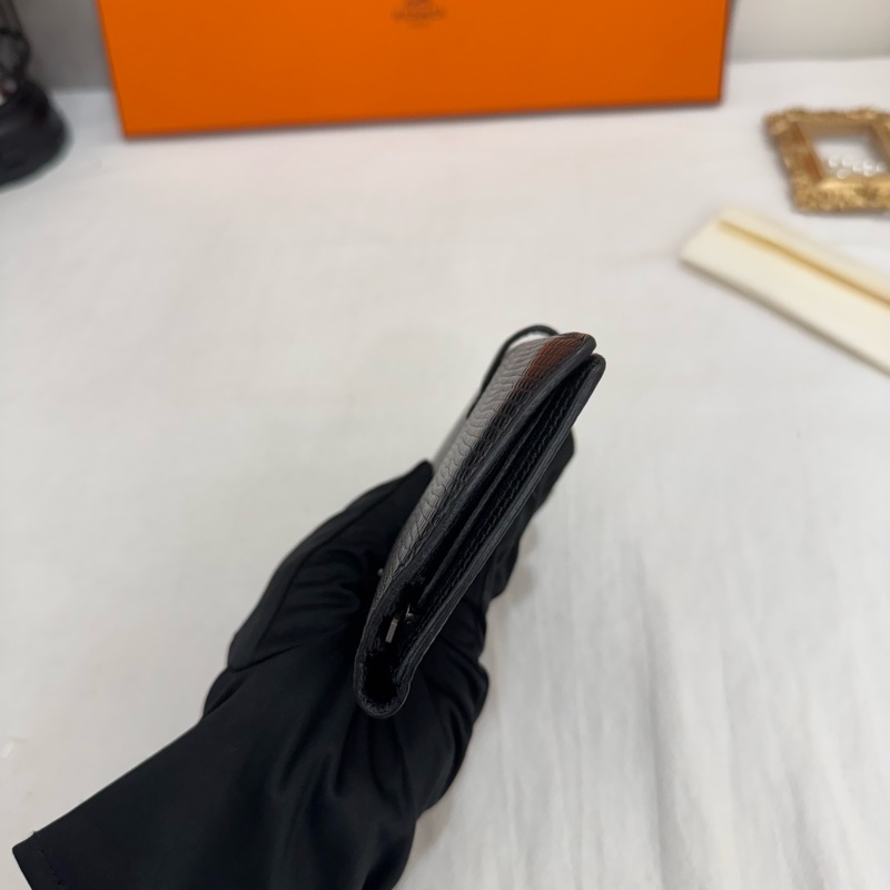 Hermès 蜥蜴皮Bears 長夾-10
