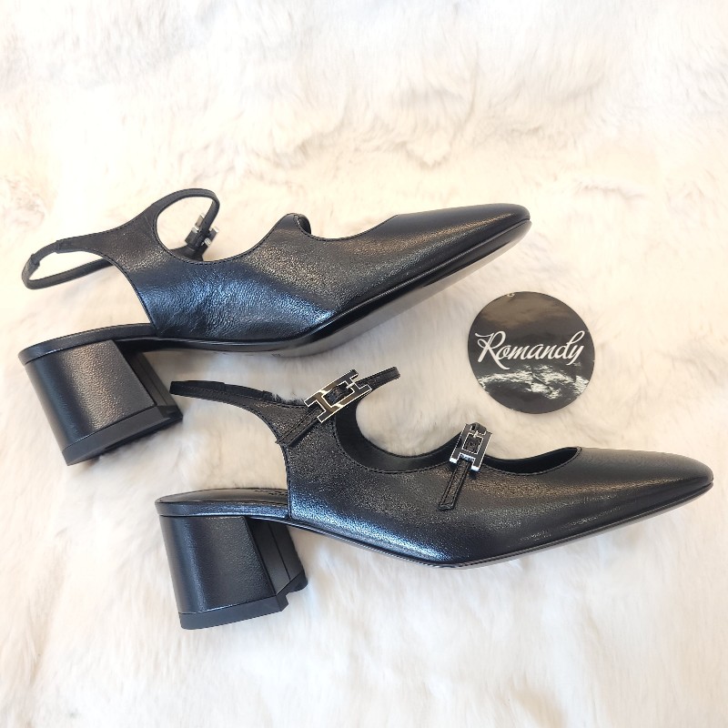 Hermès Jackie 50 高跟鞋 瑪莉珍鞋 38.5-1