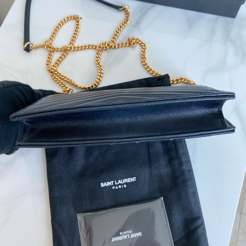 Ysl黑金信封包woc-2