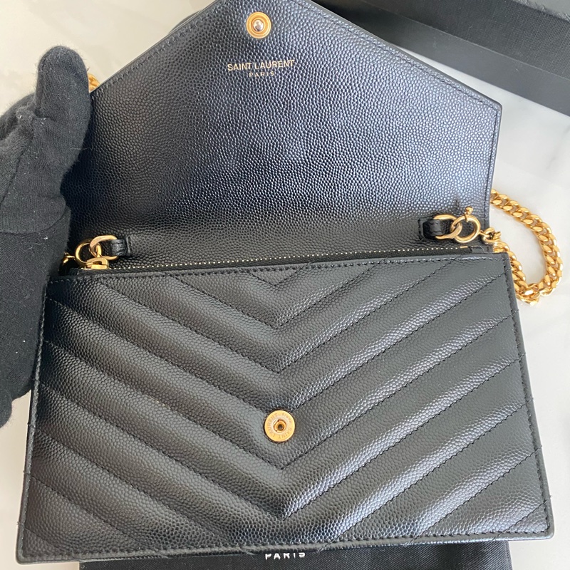 Ysl黑金信封包woc-13