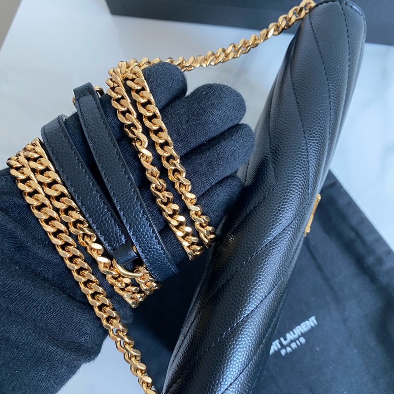 Ysl黑金信封包woc-15