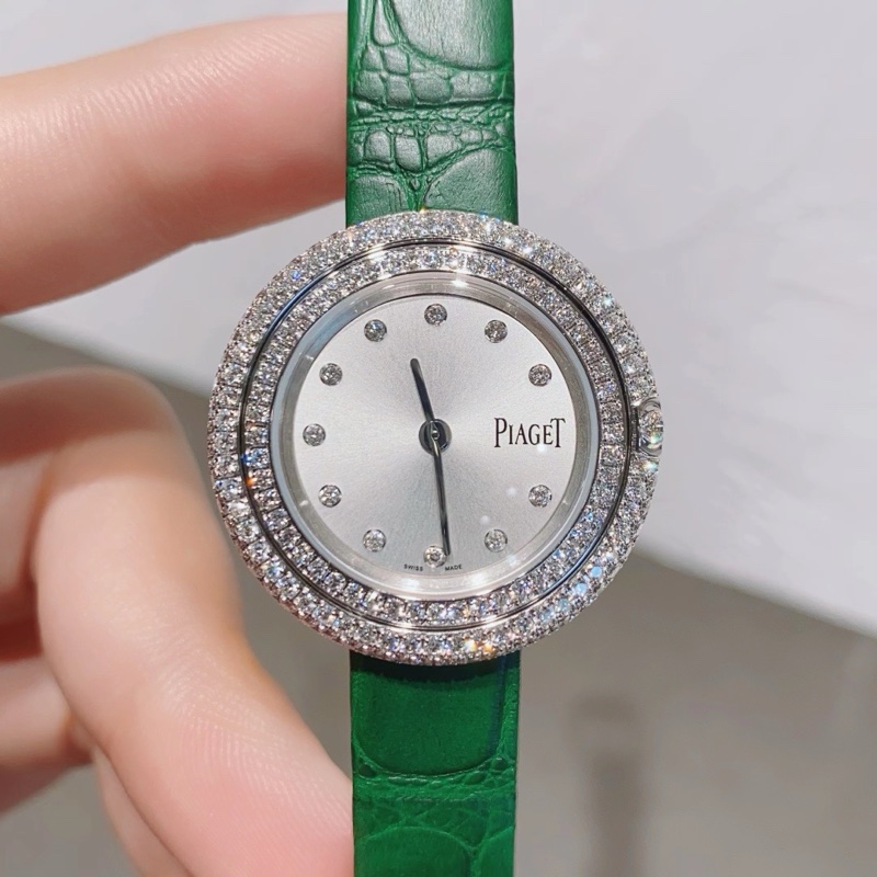 伯爵POSSESSION時來運轉G0A43085白金鑽石女表-0