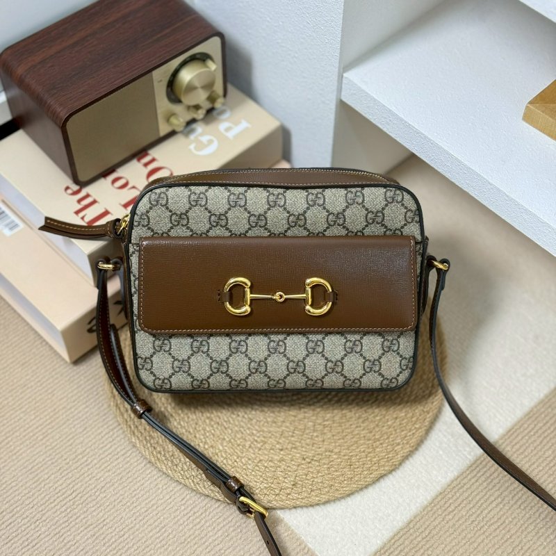 (🤍已售出/可私訊預定)🏷️Gucci．1955 Horsebit 馬銜相機包-0