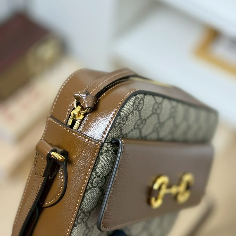 (🤍已售出/可私訊預定)🏷️Gucci．1955 Horsebit 馬銜相機包-10
