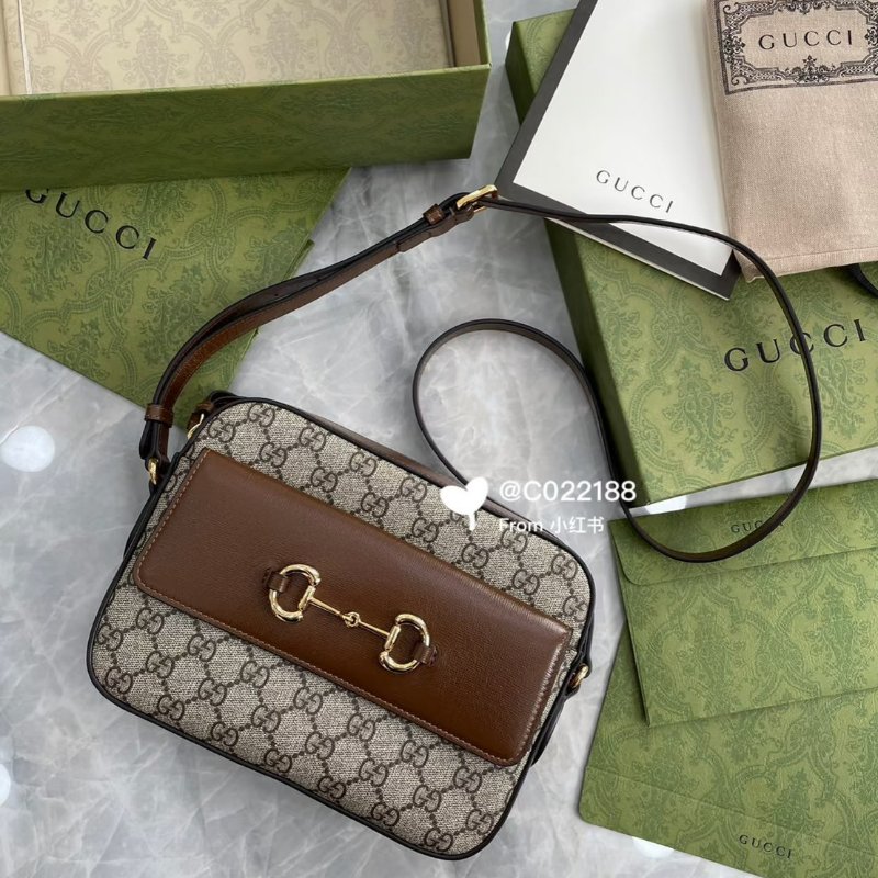 (🤍已售出/可私訊預定)🏷️Gucci．1955 Horsebit 馬銜相機包-26