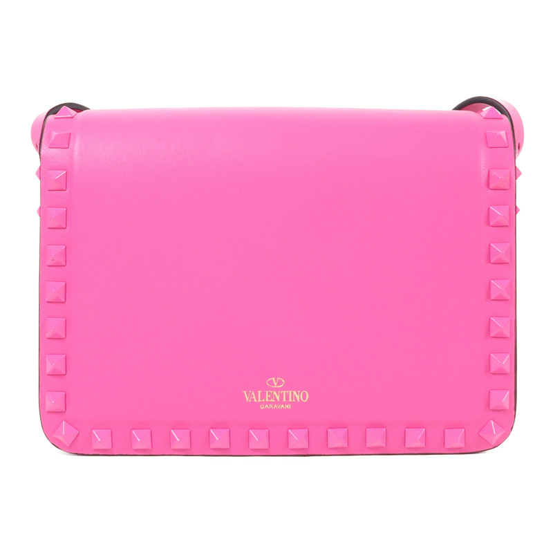 Valentino 皮革Rockstud Shoulder Bag金扣肩背袋-1