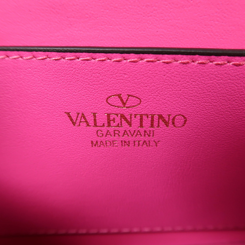 Valentino 皮革Rockstud Shoulder Bag金扣肩背袋-5