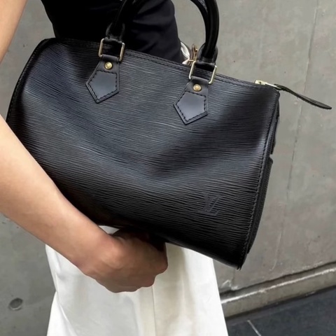 Louis Vuitton Speedy30 Epi水波紋波特包