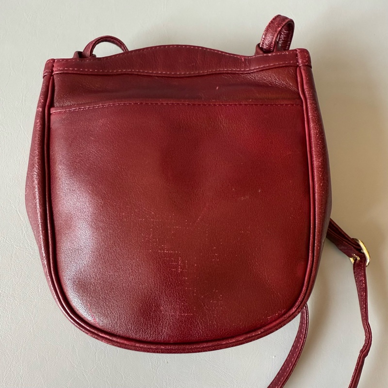 Vintage Dior mini bag 古董中古dior 懷舊酒紅小皮包-1