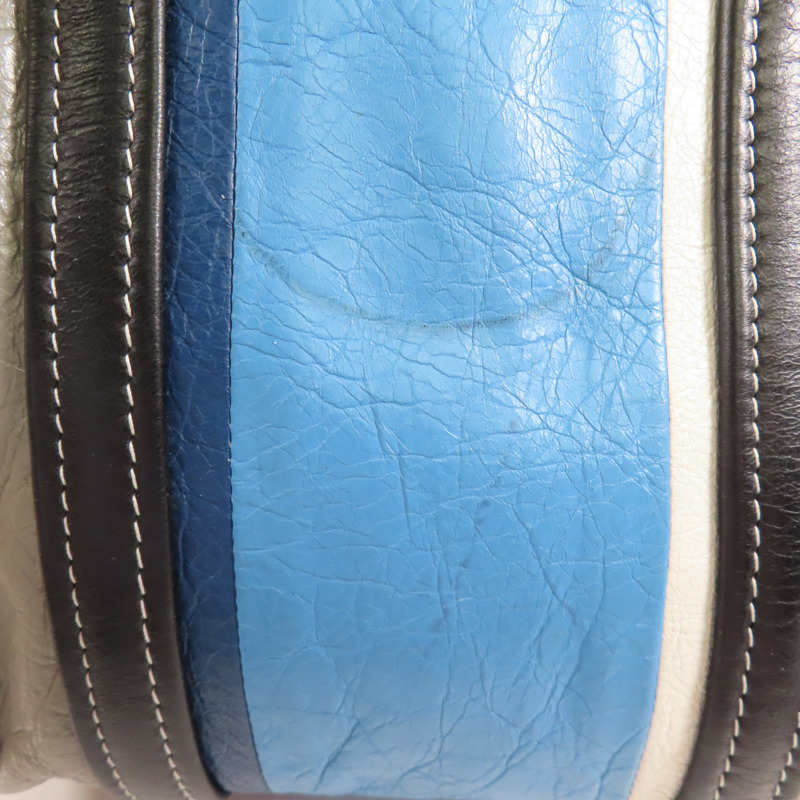 BALENCIAGA 牛皮皮革Bazzaar XS銀扣手挽肩背兩用袋-11