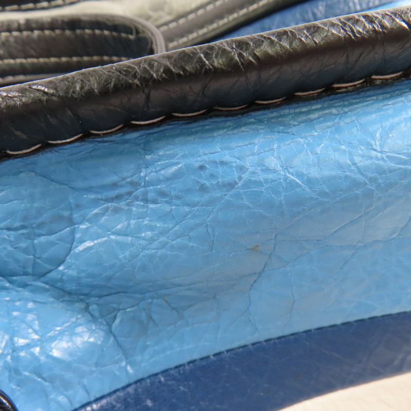 BALENCIAGA 牛皮皮革Bazzaar XS銀扣手挽肩背兩用袋-16
