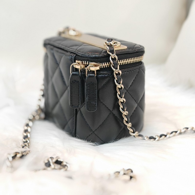 Chanel 香奈兒 Trendy CC 黑金 鏈條包 開
全套-3