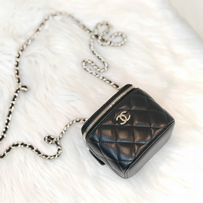 Chanel 香奈兒 Trendy CC 黑金 鏈條包 開
全套-6