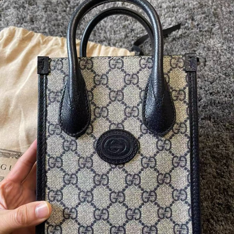 Gucci 迷你托特包  全新配件塵袋-0
