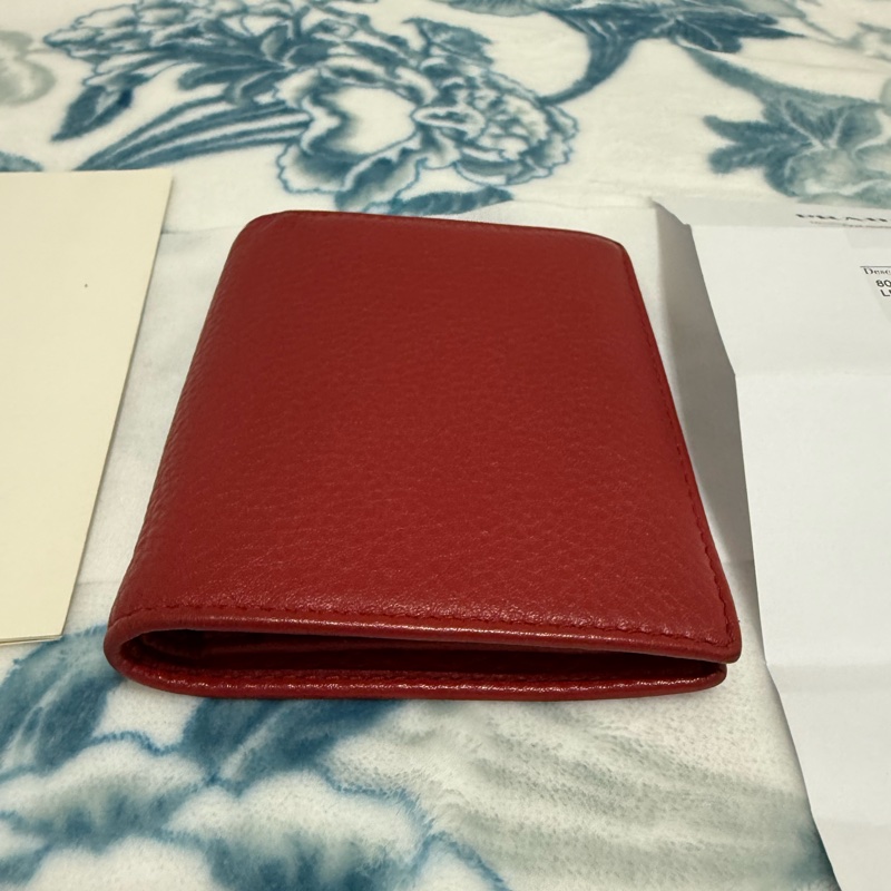 Prada 2020 紅色小短夾👛 歡迎議價👏-9
