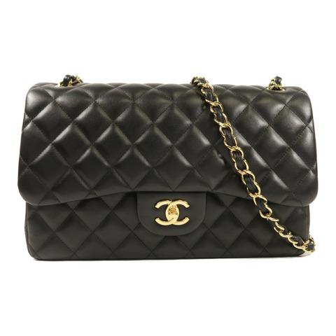 CHANEL 牛皮皮革Large Classic金扣肩背袋