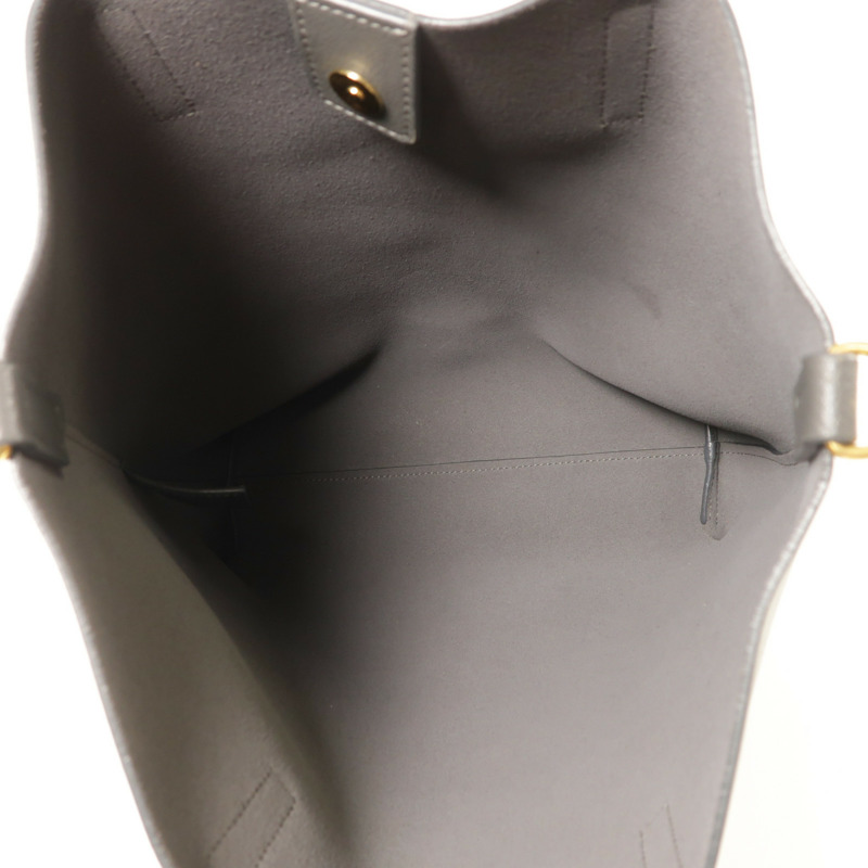 YVES SAINT LAURENT 牛皮皮革2Way Shoulder金扣手挽肩背兩用袋-4
