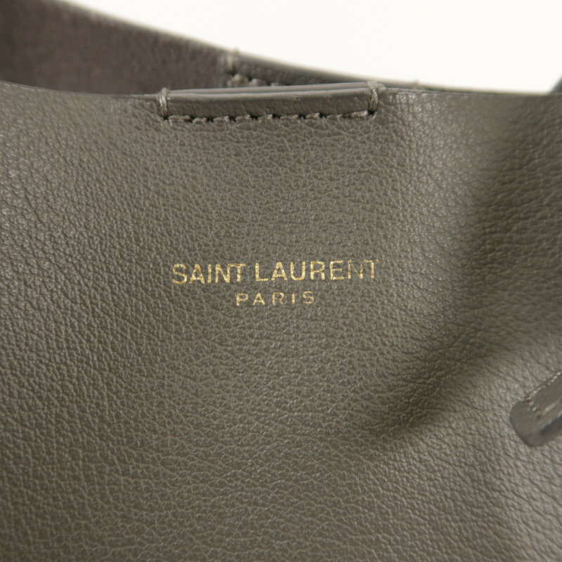 YVES SAINT LAURENT 牛皮皮革2Way Shoulder金扣手挽肩背兩用袋-8