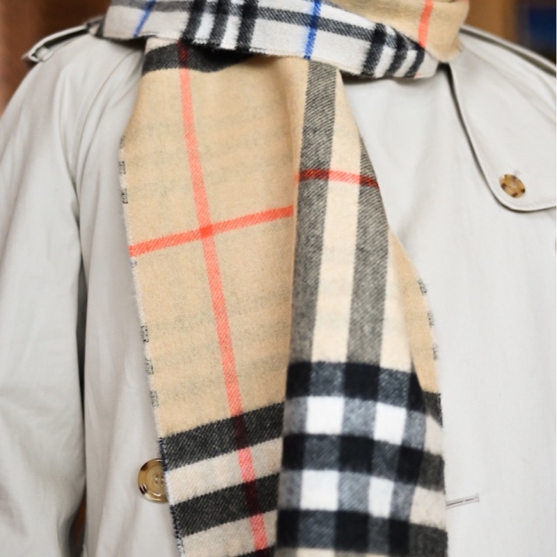 [美國連線］Burberry 喀什米爾圍巾-6