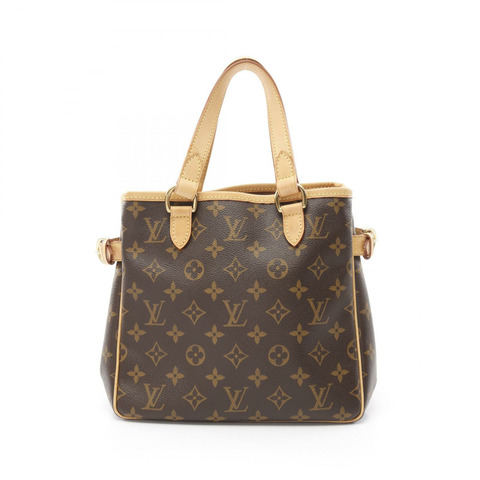 LOUIS VUITTON Batignolle 托特包 手提包 M51156 Monogram 帆布 棕色 二手 女士 LV