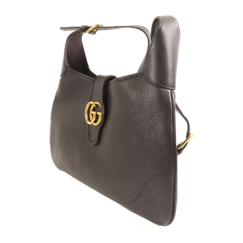 GUCCI 牛皮皮革2 Way Shoulder金扣手挽肩背兩用袋-2