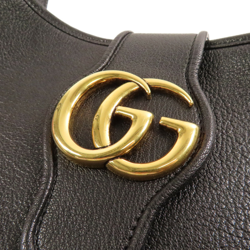 GUCCI 牛皮皮革2 Way Shoulder金扣手挽肩背兩用袋-9