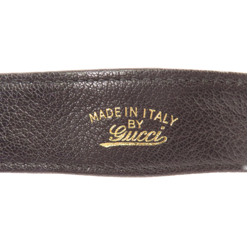 GUCCI 牛皮皮革2 Way Shoulder金扣手挽肩背兩用袋-14