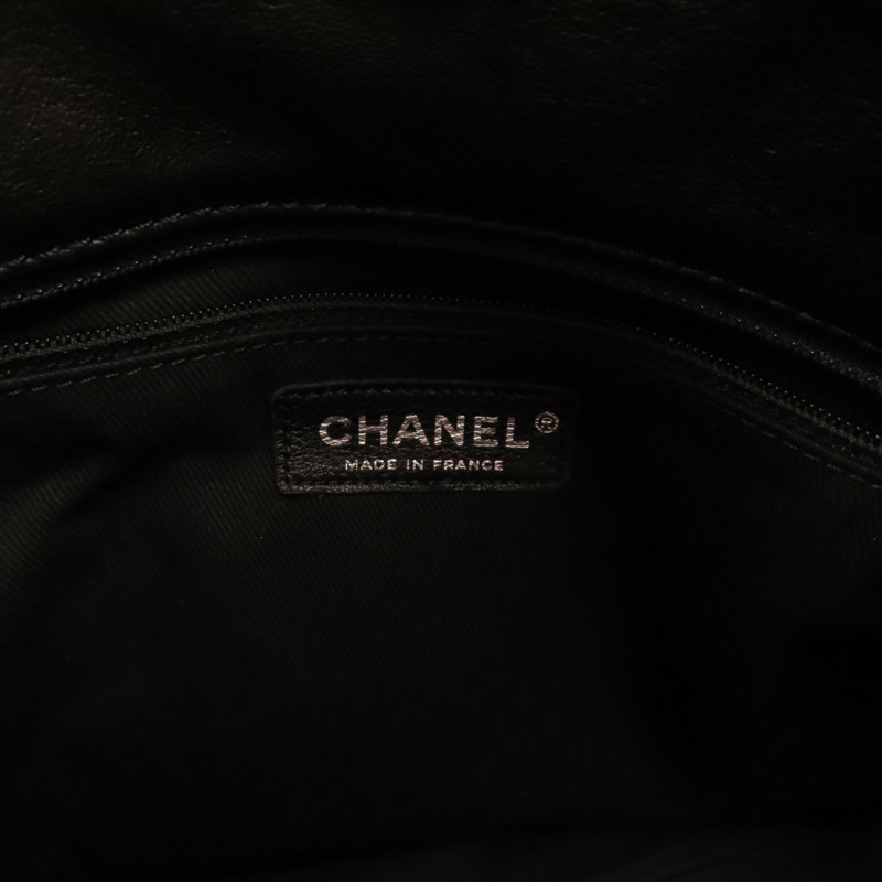 CHANEL 羊皮皮革Shoulder Bag銀扣鏈帶肩背袋-10