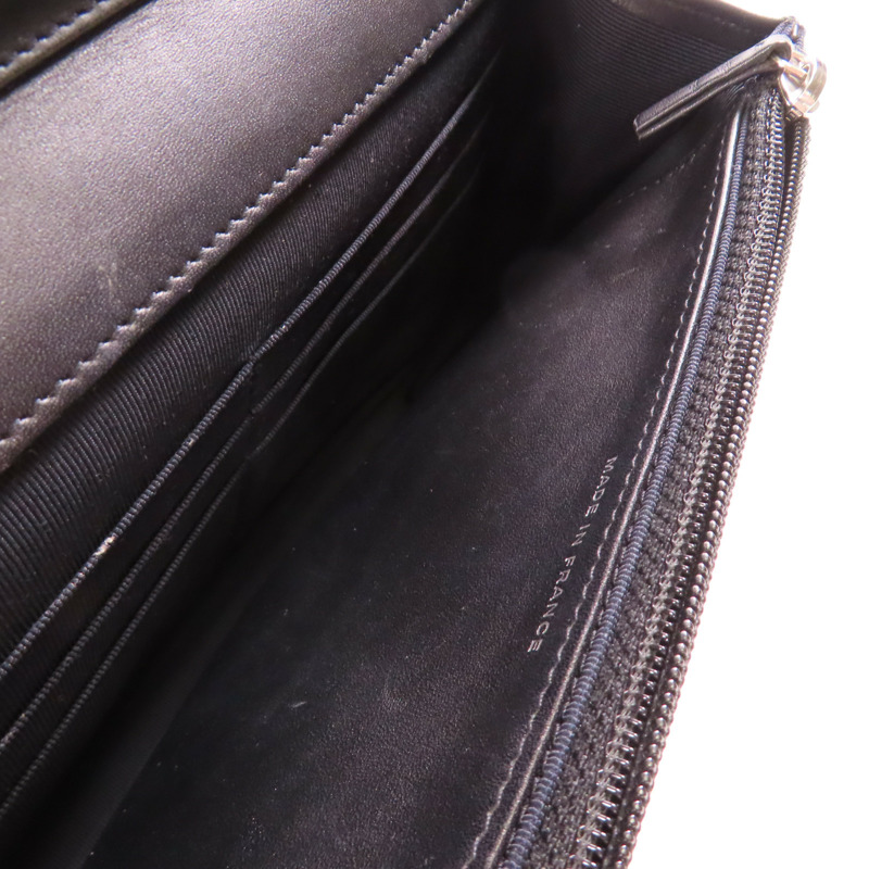 CHANEL 漆皮皮革Wallet On Chain銀扣鏈帶肩背袋-13