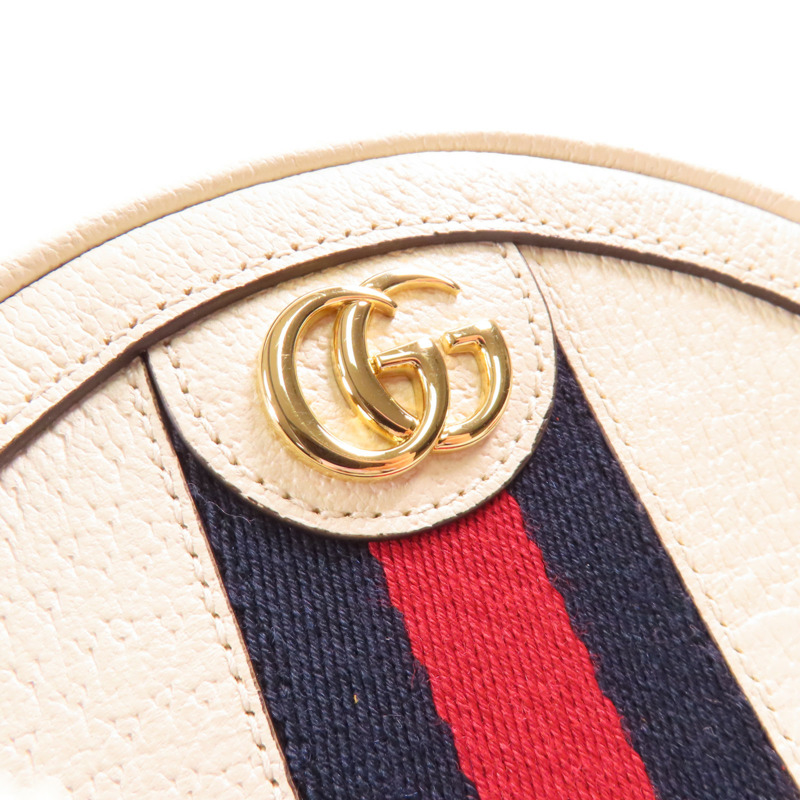 GUCCI 牛皮皮革Ophidia Mini Backpack金扣鏈帶背包-9