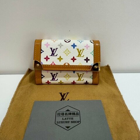 LV 村上隆 短夾/零錢包/卡夾 M92657 9成新