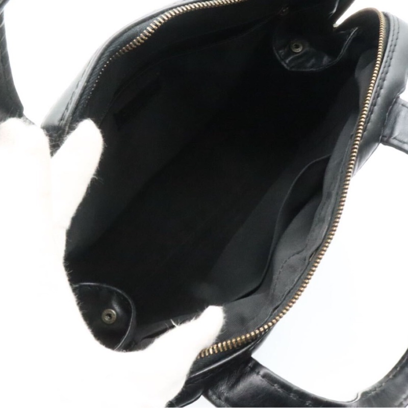 Chanel Vintage菱格紋外縫線托特包-11