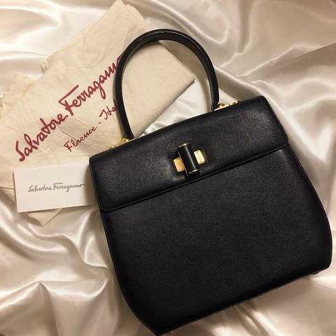 FERRAGAMO Top Handle leather handbag 中古手提袋