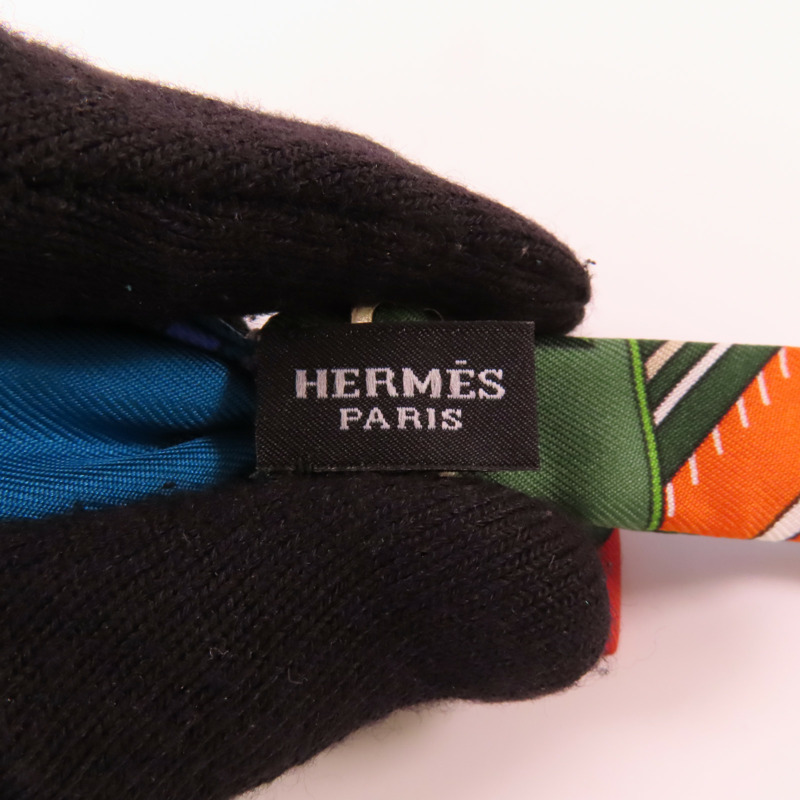 HERMES 絲質Bow Tie領結-10