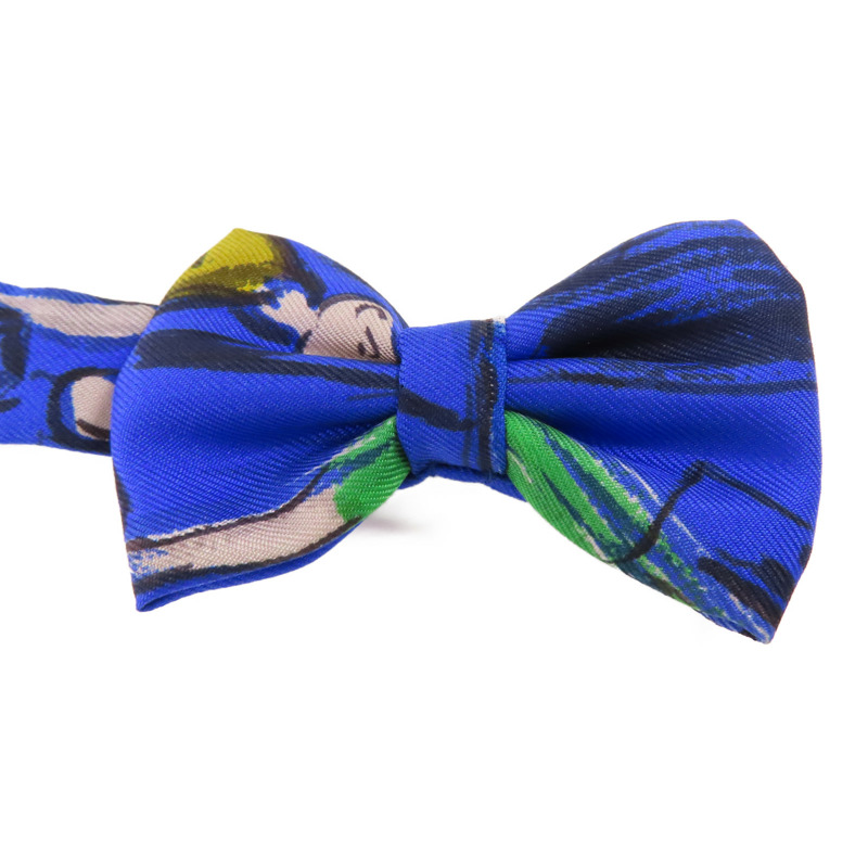 HERMES 絲質Bow Tie領結-5