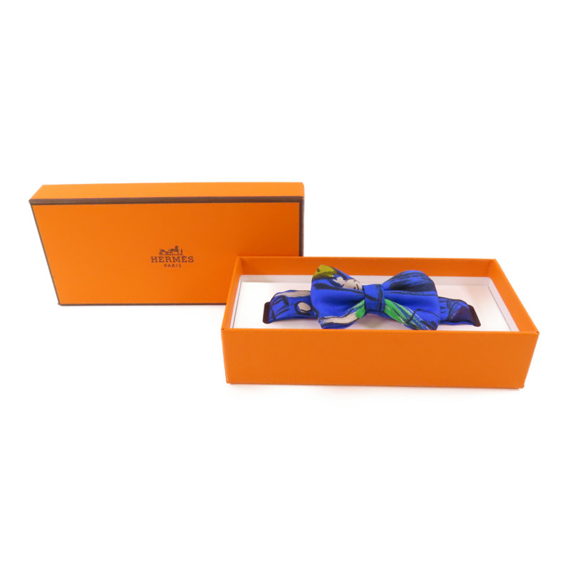 HERMES 絲質Bow Tie領結-11