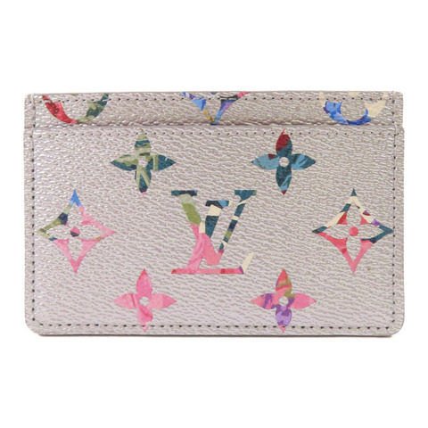 LOUIS VUITTON Monogram Metallic Garden Card Case卡片套