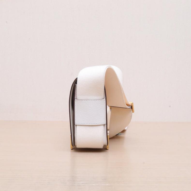 HERMES(愛馬仕) Geta 木屐包 21 I2奶油白 Chevre山羊皮 U刻 金扣-1