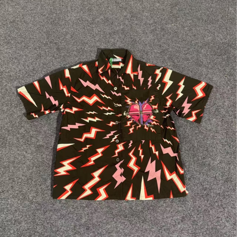 Prada 愛心襯衫 短袖襯衫 襯衫-0