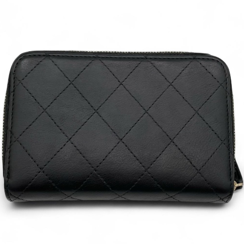 Chanel COCO菱格紋短夾 28番台✨近全新未使用-2