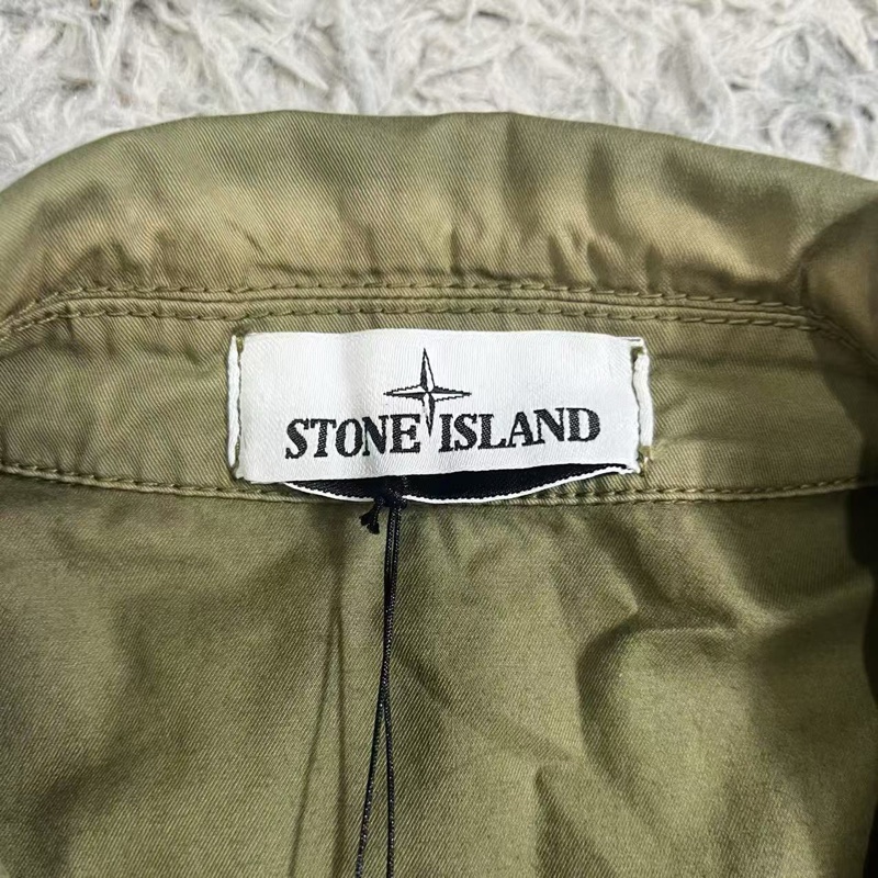 Stone island 石頭島 工裝襯衫 襯衫 短袖襯衫-3