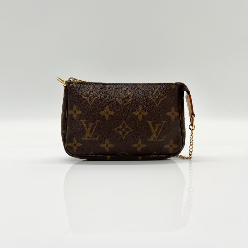 【寄賣】Louis Vuitton M58009 Mini Pochette Accessoires 迷你老花麻將包-1