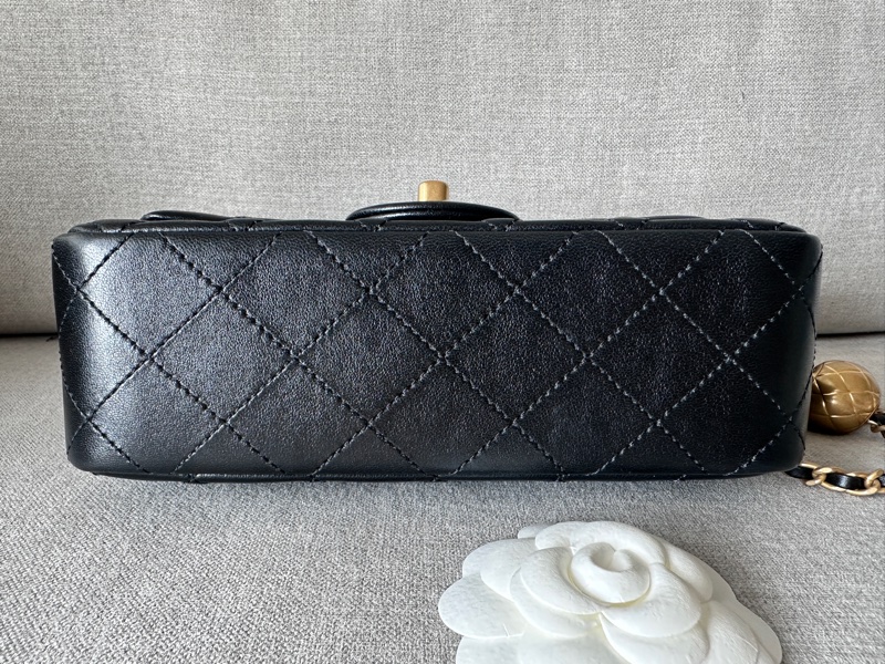 Chanel mini CF20 金球 新款 台灣購證-2