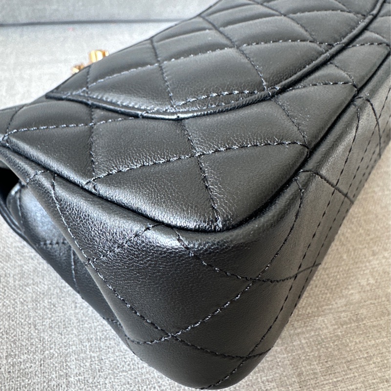 Chanel mini CF20 金球 新款 台灣購證-14