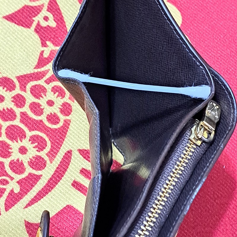 近新極美/日本進口/LV双折層中夾+拉鏈零錢袋-18