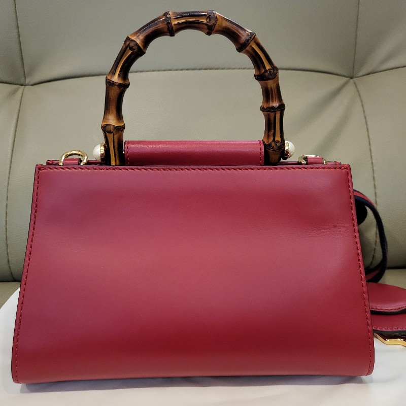 【Gucci 】經典Napa小牛皮竹節2用包🥰🥰-4
