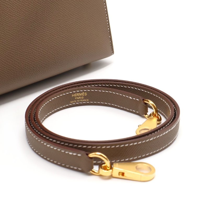 HERMES Kelly 25 - 灰金-8