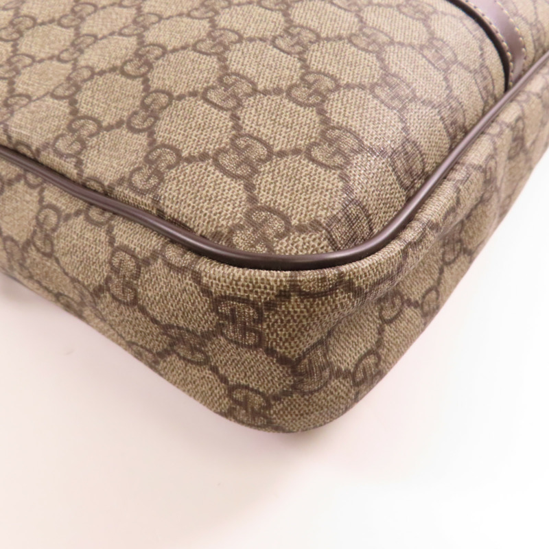 GUCCI 塗層帆布Shoulder Bag金扣手挽袋-7