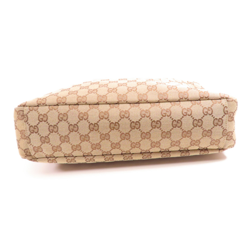 GUCCI 帆布Shoulder Bag銀扣肩背袋-3